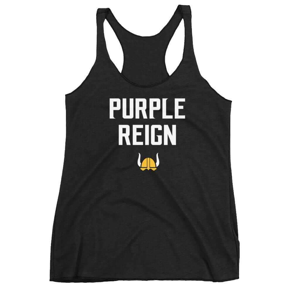 Purple Reign Minnesota Vikings Women's Tank Top ThatMNLife Tank Top Vintage Black / XS Minnesota Custom T-Shirts and Gifts